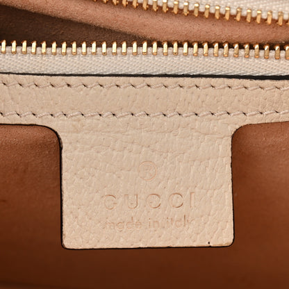 Gucci Textured Calfskin Small Ophidia Flap Messenger Bag Mystic White 6 of 12