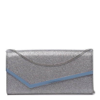 Jimmy Choo Glitter Fabric Erica Chain Clutch Multicolor 1 of 9