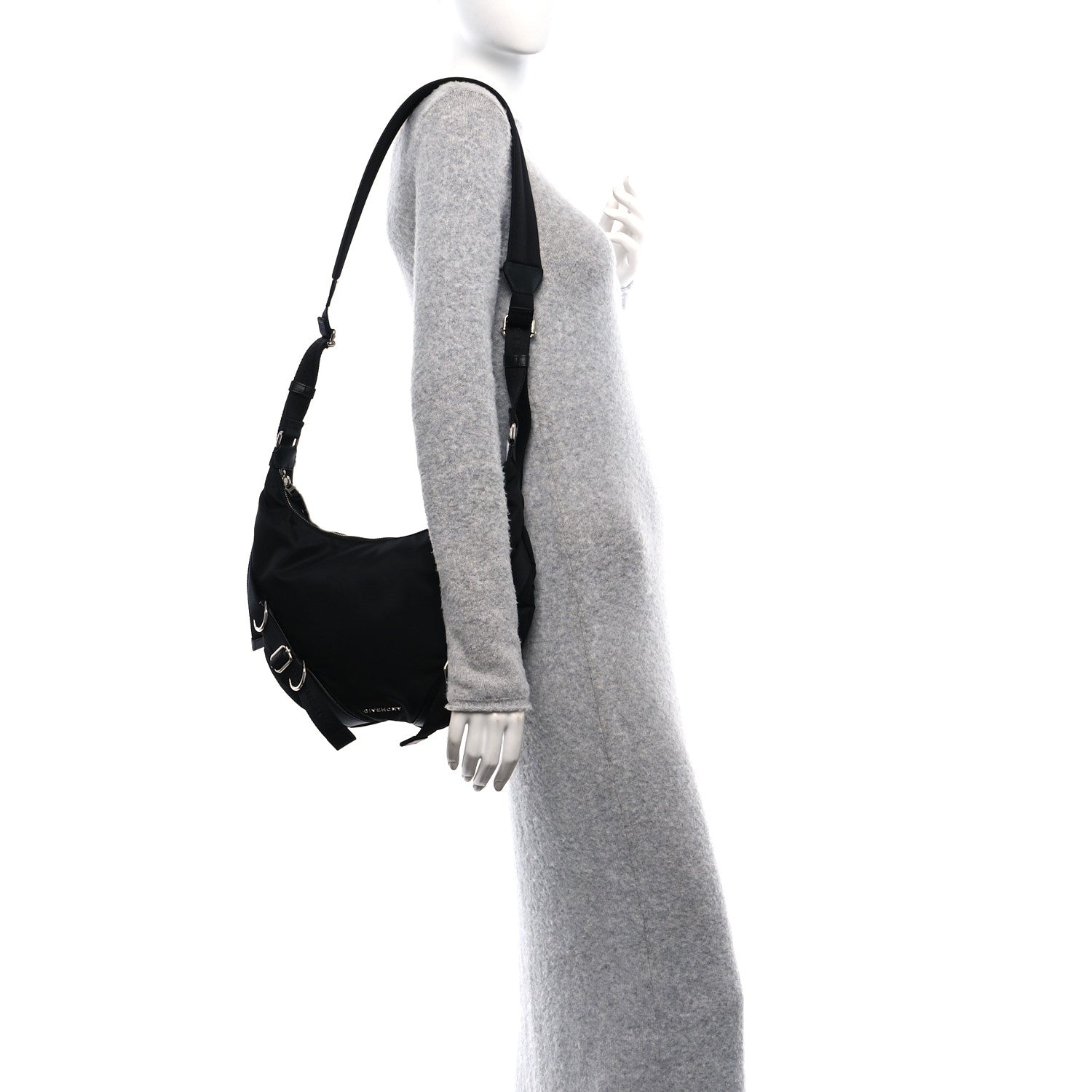 Givenchy Nylon Voyou Crossbody Bag Black 2 of 9