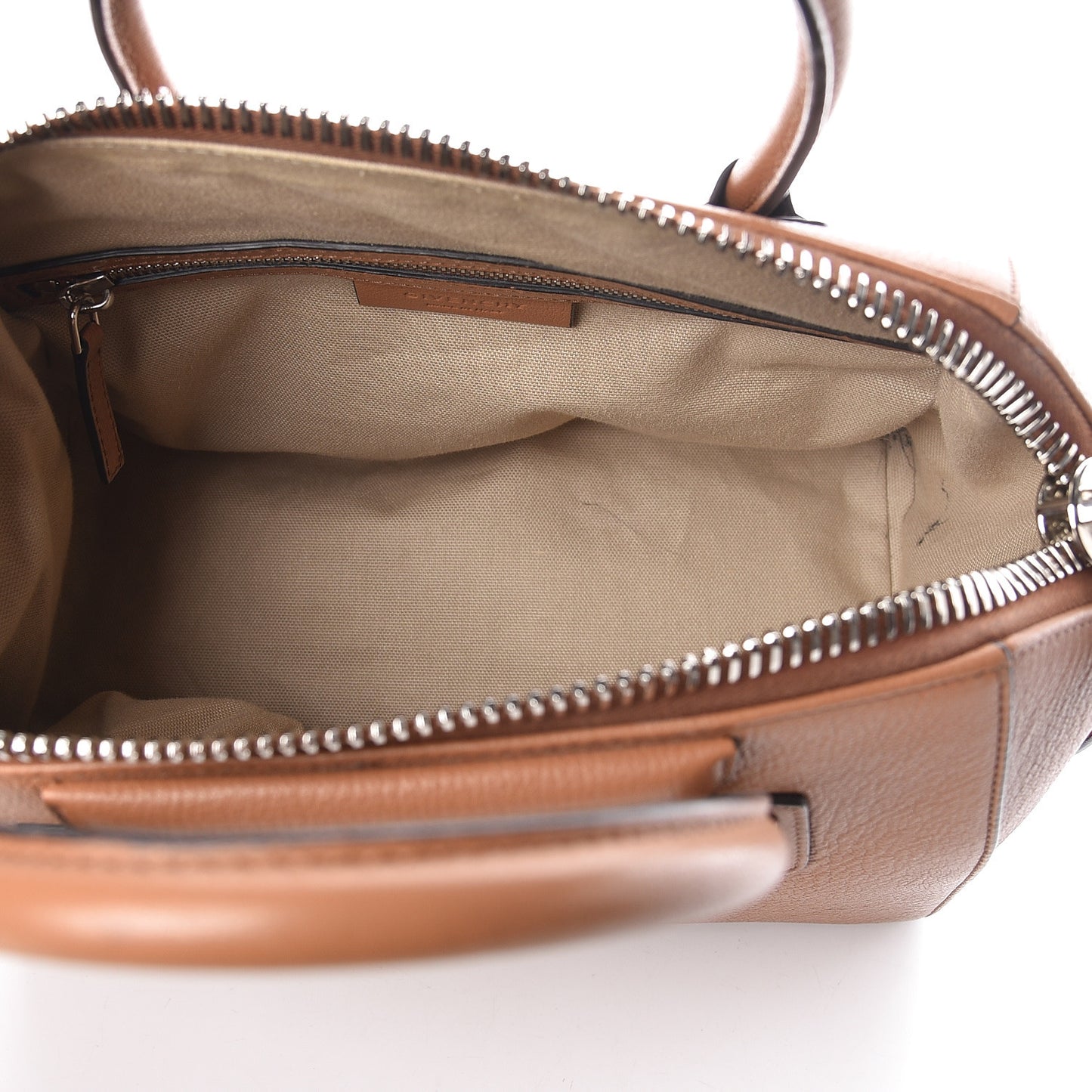 Sugar Goatskin Small Antigona Caramel