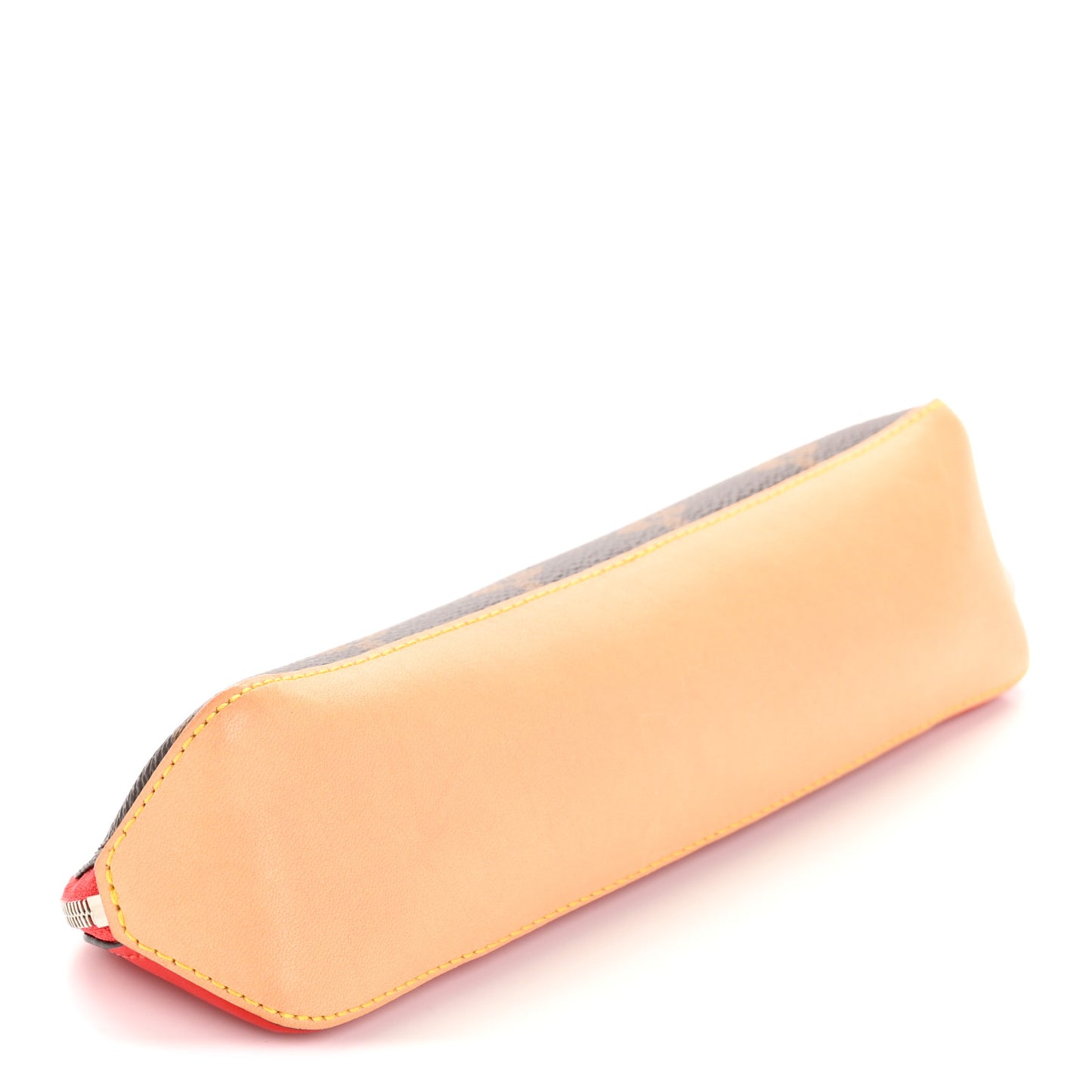 Monogram Elizabeth Pencil Pouch Red