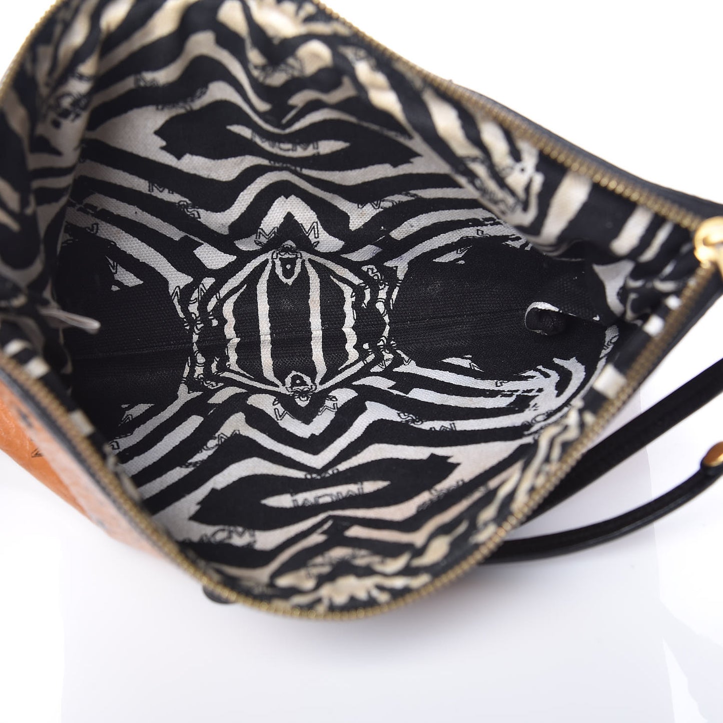 Visetos Medium Anya Shopping Tote Cognac Black