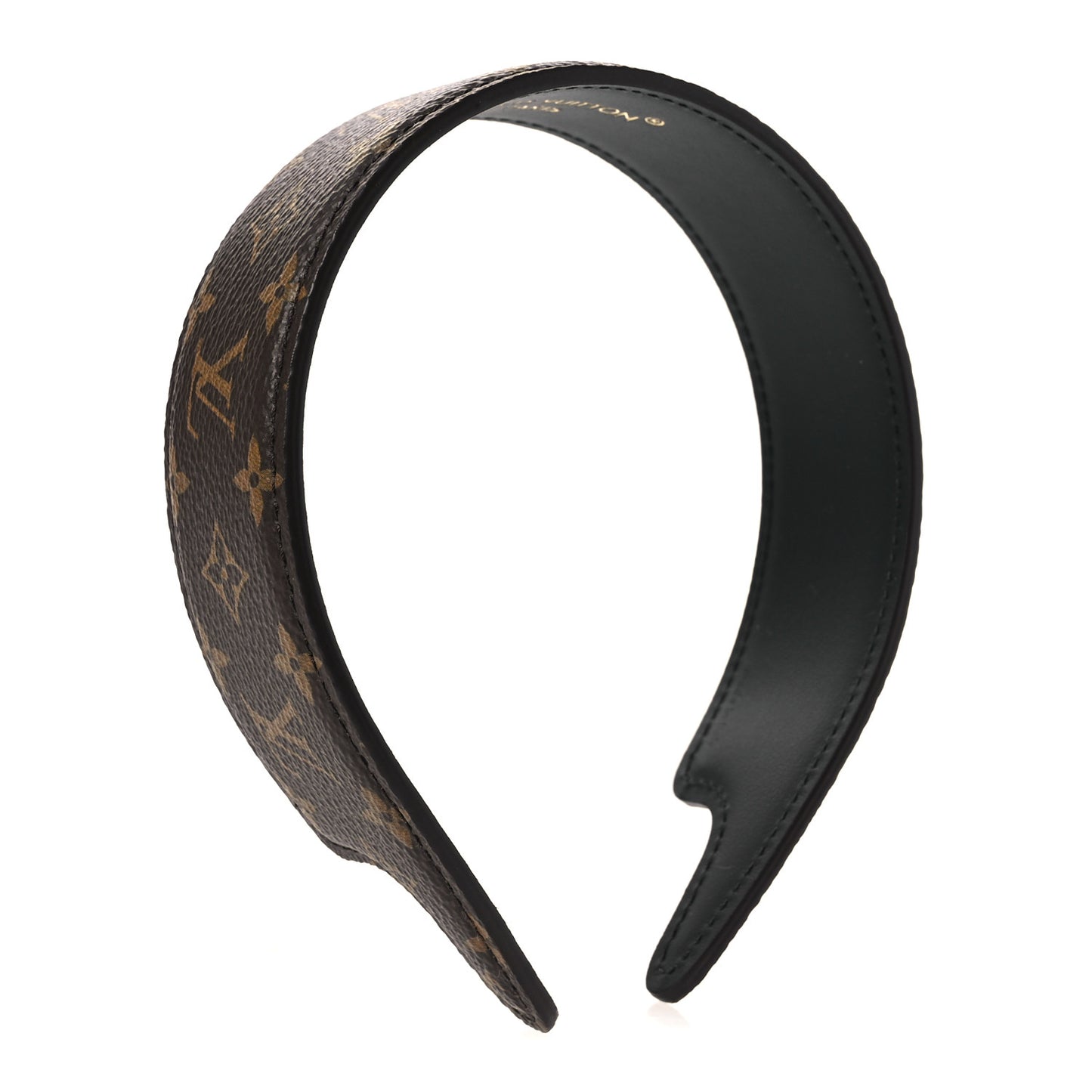 Monogram Headband Black