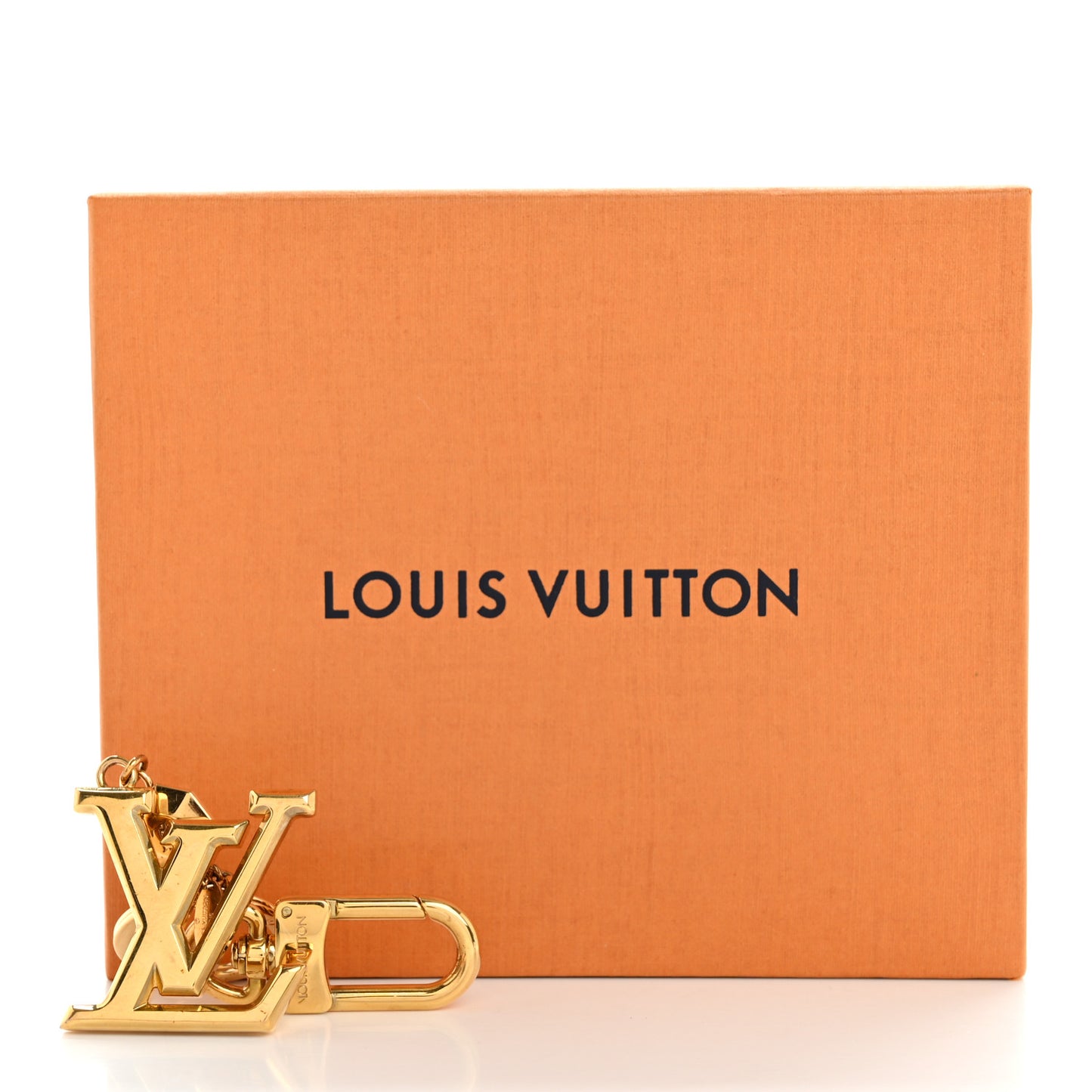 LV Facettes Bag Charm Key Holder Gold