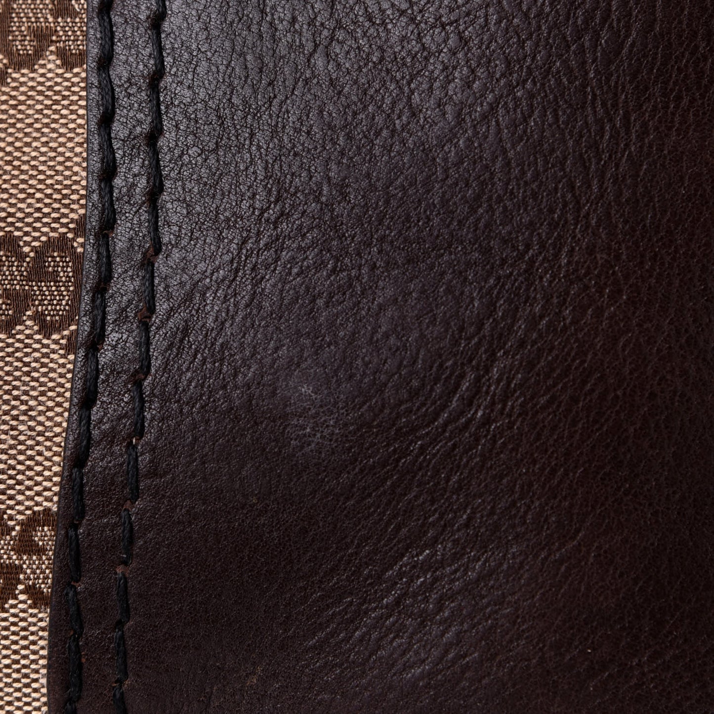 Monogram Large Jockey Hobo Dark Brown