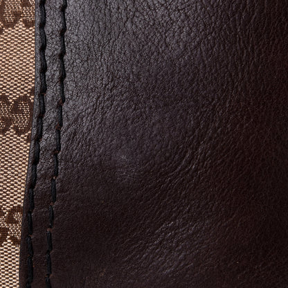 Gucci Monogram Large Jockey Hobo Dark Brown 10 of 12