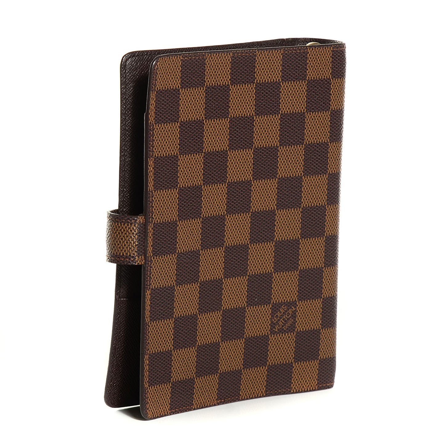 Damier Ebene Medium Ring Agenda Cover