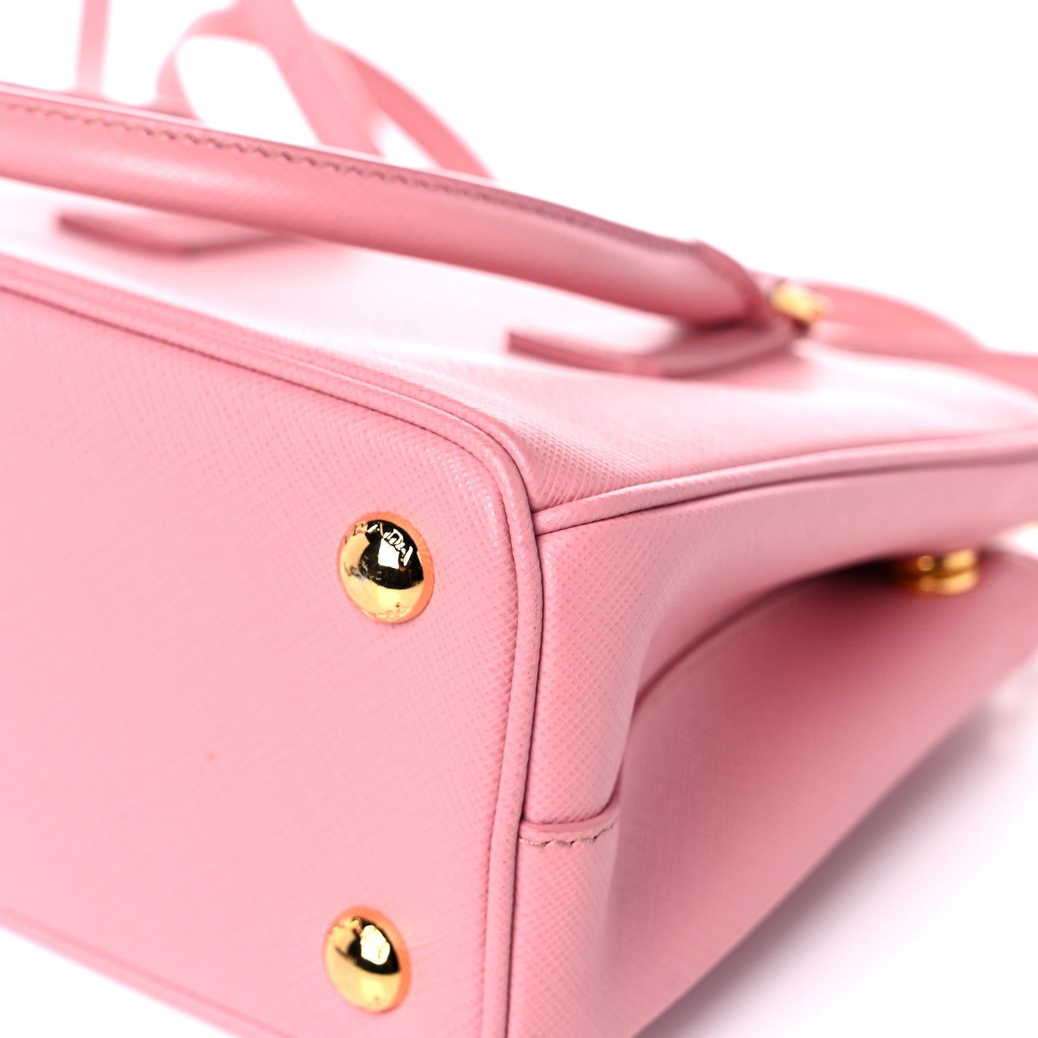Prada Saffiano Lux Micro Galleria Double Zip Tote Petalo 20 of 33