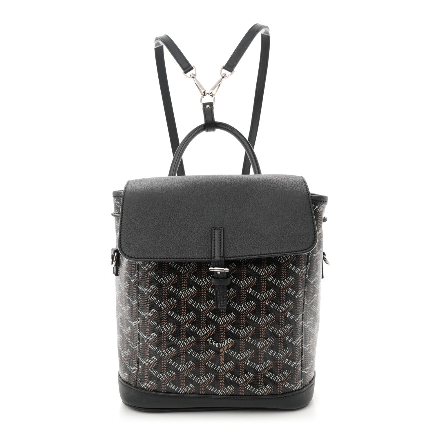 Goyard Goyardine Calfskin Mini Alpin Backpack Black 1 of 14