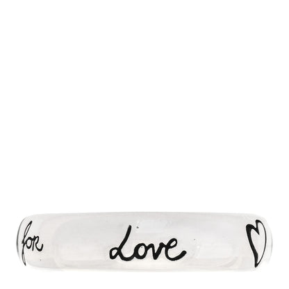 Gucci Sterling Silver Blind for Love Band Ring 56 7.5 2 of 4