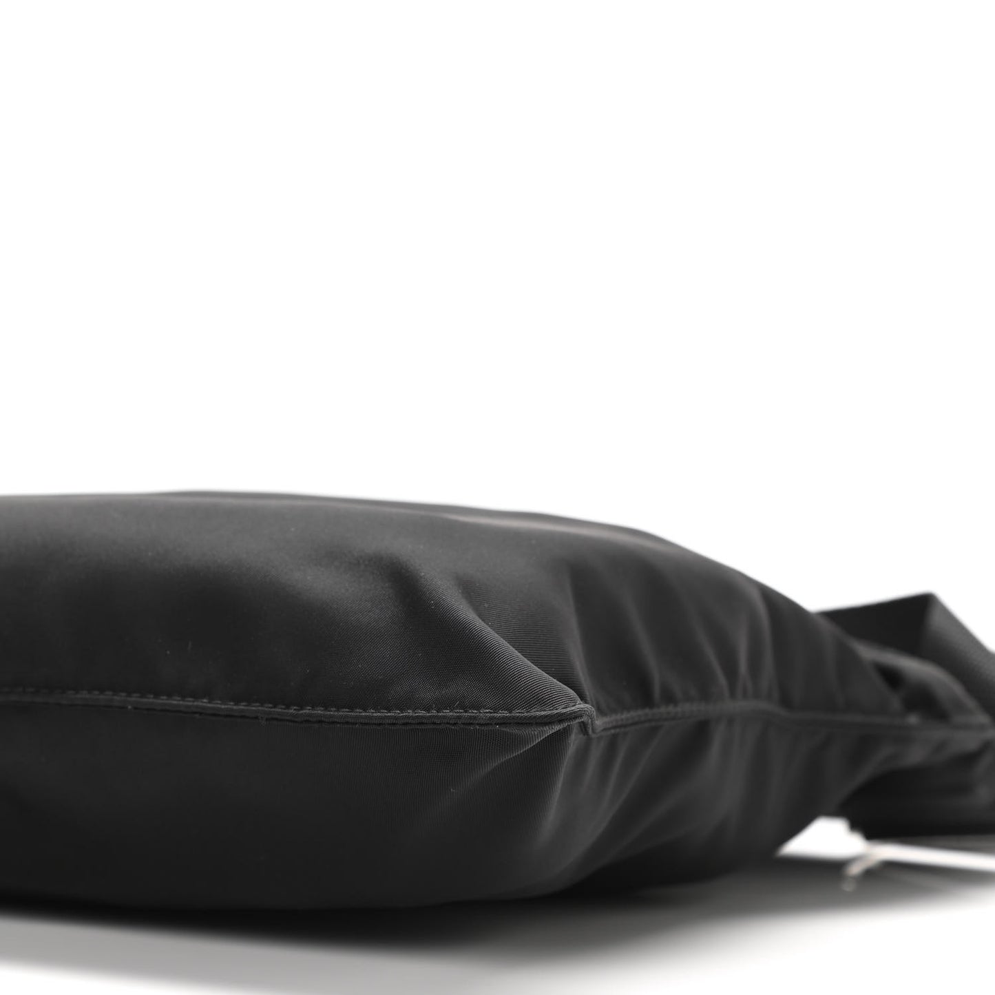 Nylon Vela Flat Messenger Bag Black