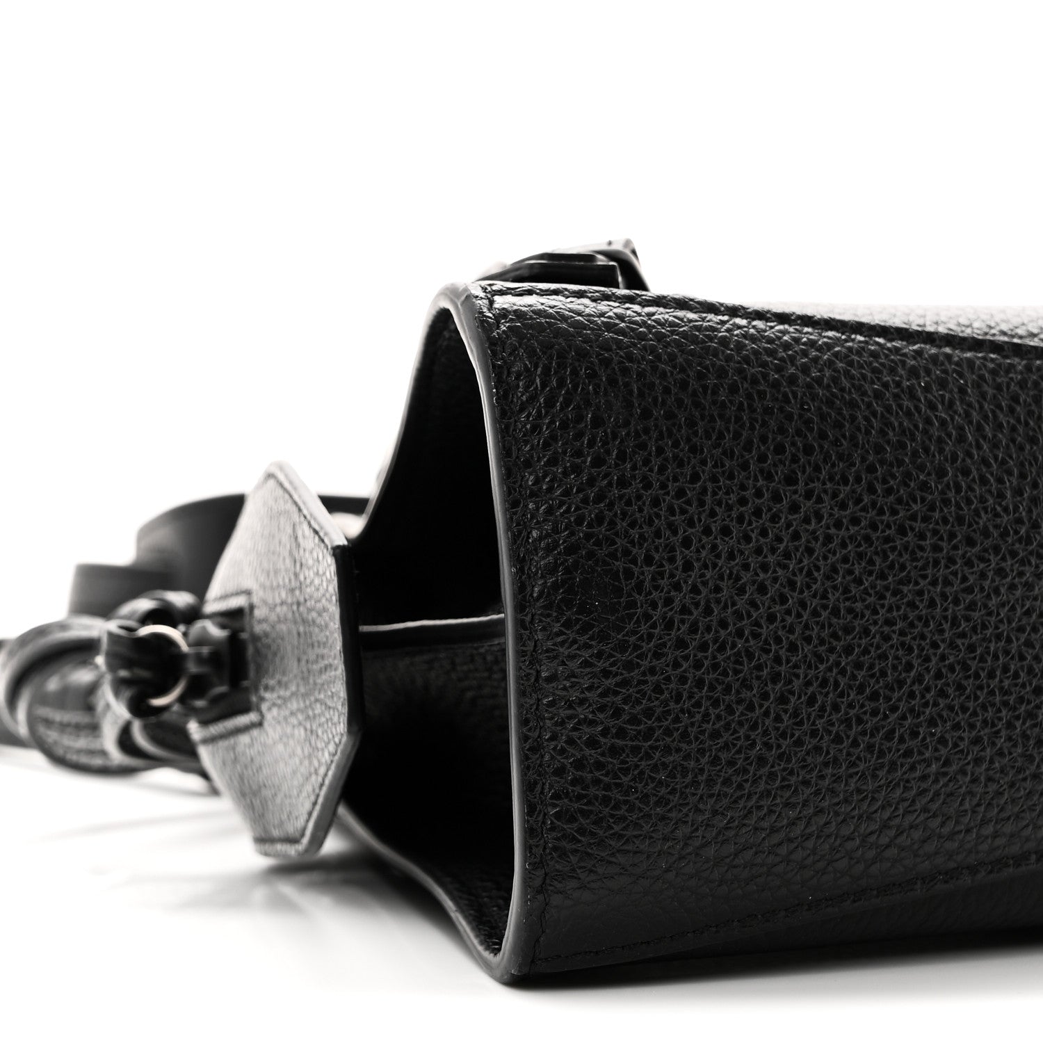 Balenciaga Grained Calfskin Neo Classic Black Hardware Mini City Black 9 of 10