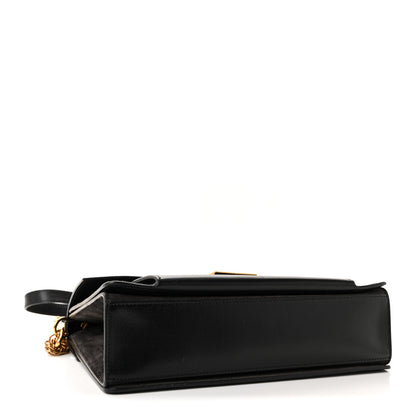 Givenchy Sugar Goatskin Suede Medium GV3 Shoulder Bag Black Grey 4 of 9