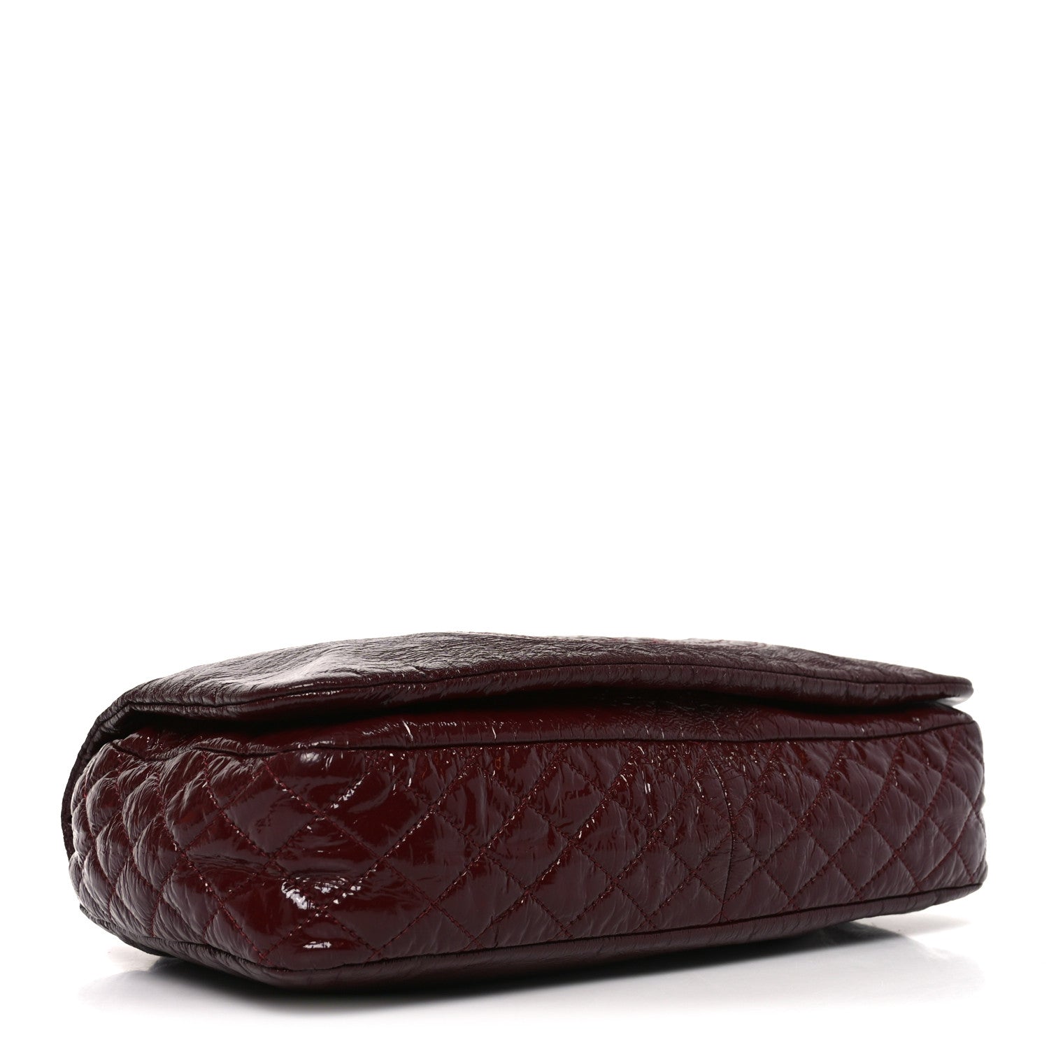 Chanel Vinyl Rock and Chain Medium Flap Bordeaux 4 of 11