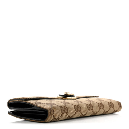Gucci Monogram Eclipse Continental Wallet Black 4 of 13