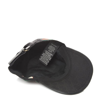 Gucci Monogram Web Baseball Hat XL Black 4 of 6