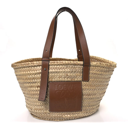 Loewe Raffia Basket Tote Bag Natural Tan 1 of 13
