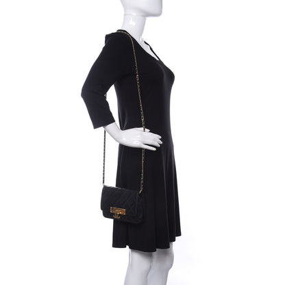 Chanel Lambskin Quilted Golden Class Wallet on Chain WOC Black 2 of 9