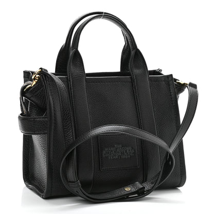 Marc Jacobs Grained Calfskin Small The Tote Bag Black 3 of 23