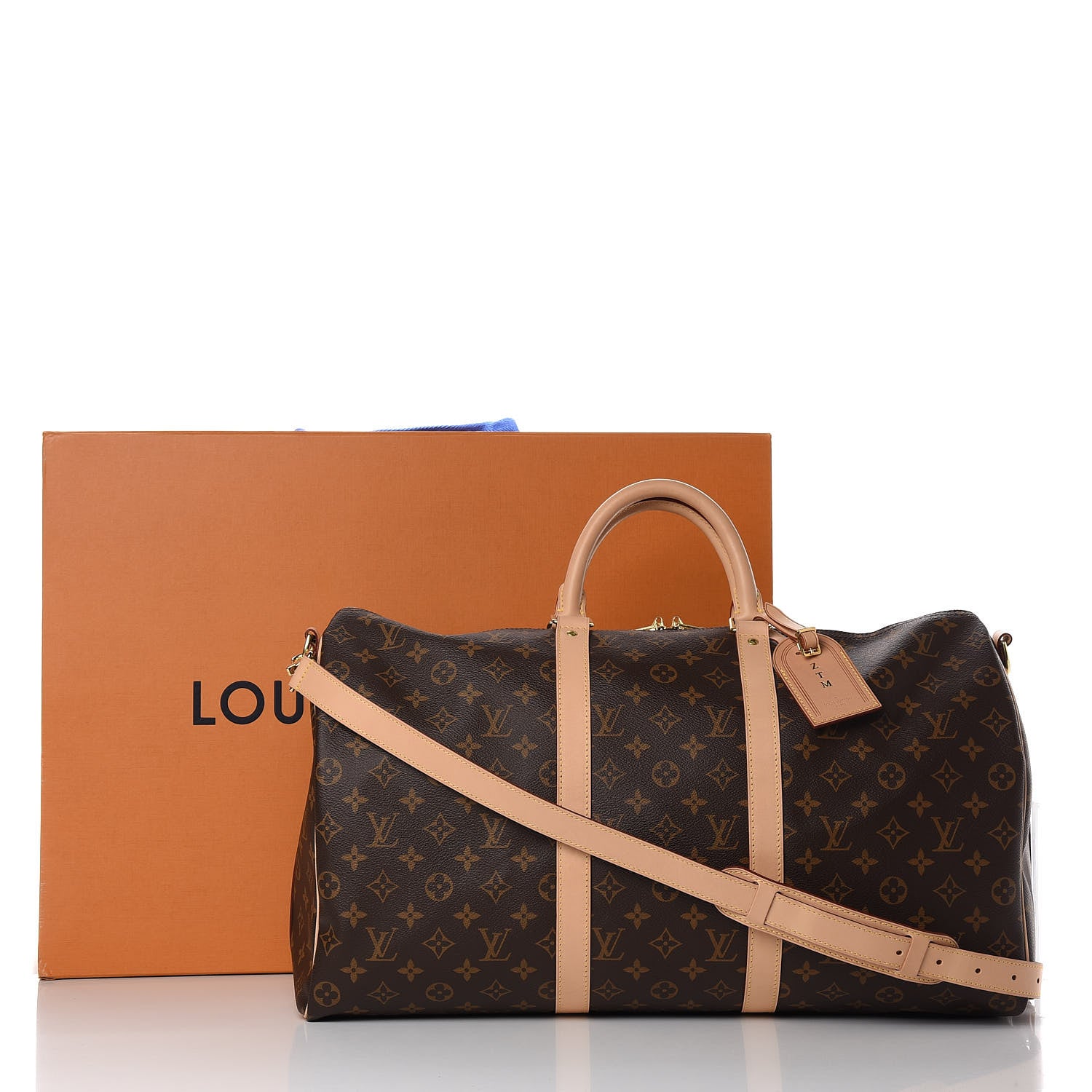 Louis Vuitton Monogram Keepall Bandouliere 50 10 of 10