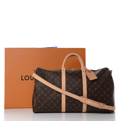 Louis Vuitton Monogram Keepall Bandouliere 50 10 of 10