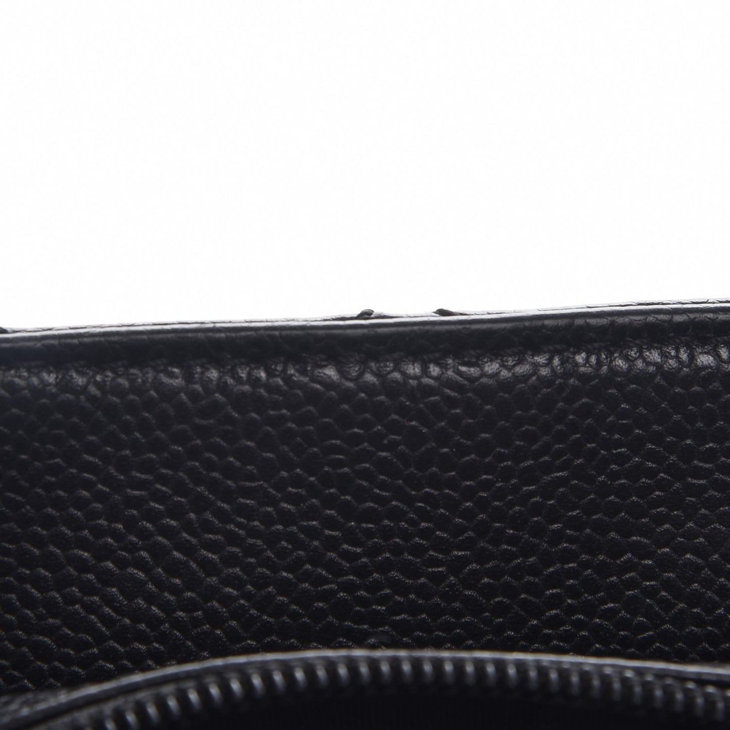 Caviar Quilted Camera Shoulder Bag Black