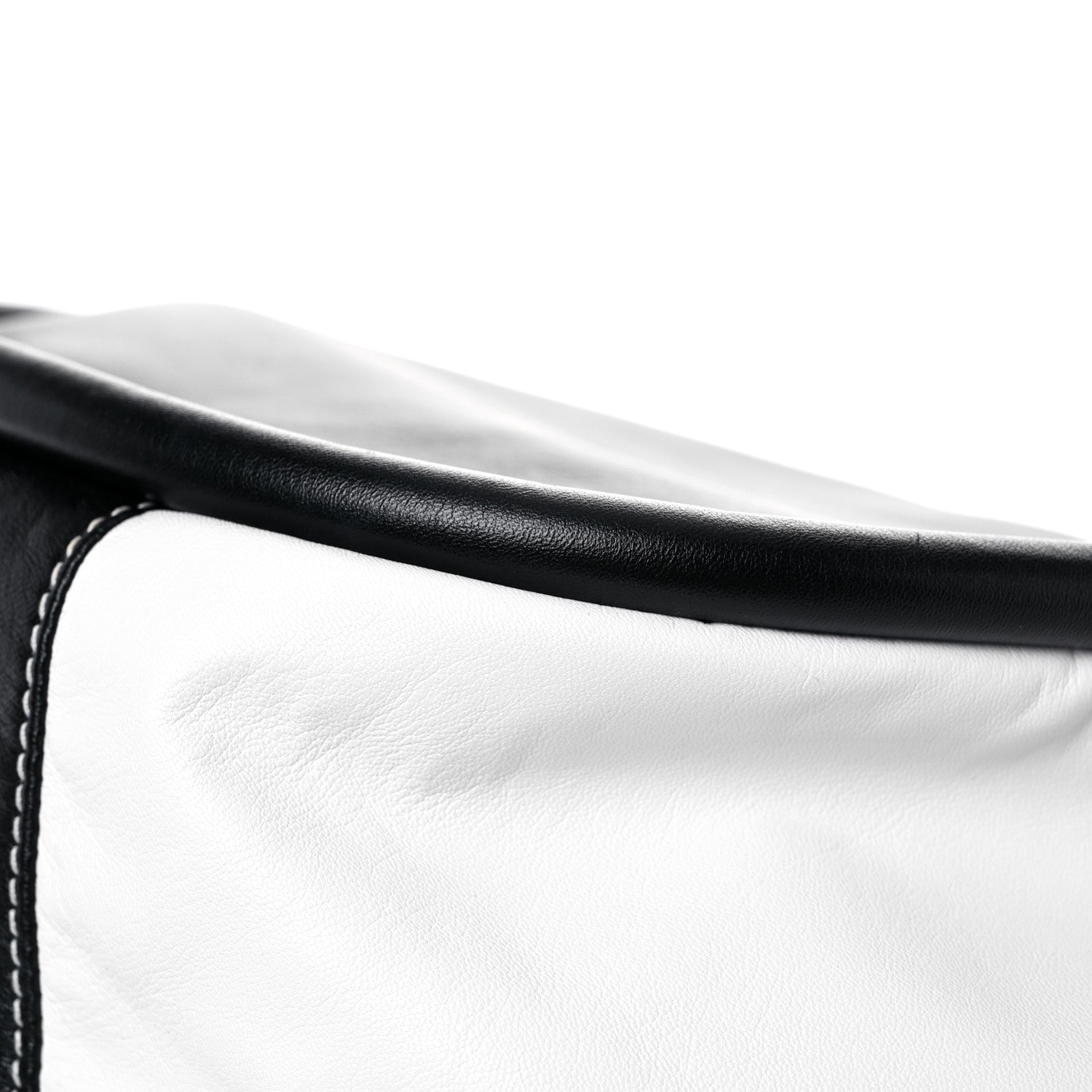 Proenza Schouler Nappa Colorblock Side Pockets Tote Black White 6 of 12