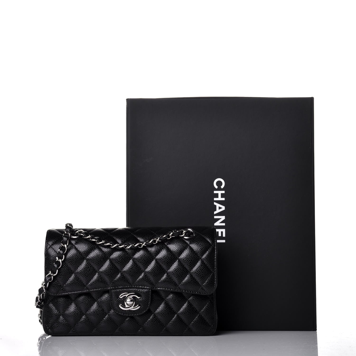 Chanel Caviar Quilted Small Double Flap Black 8 of 8