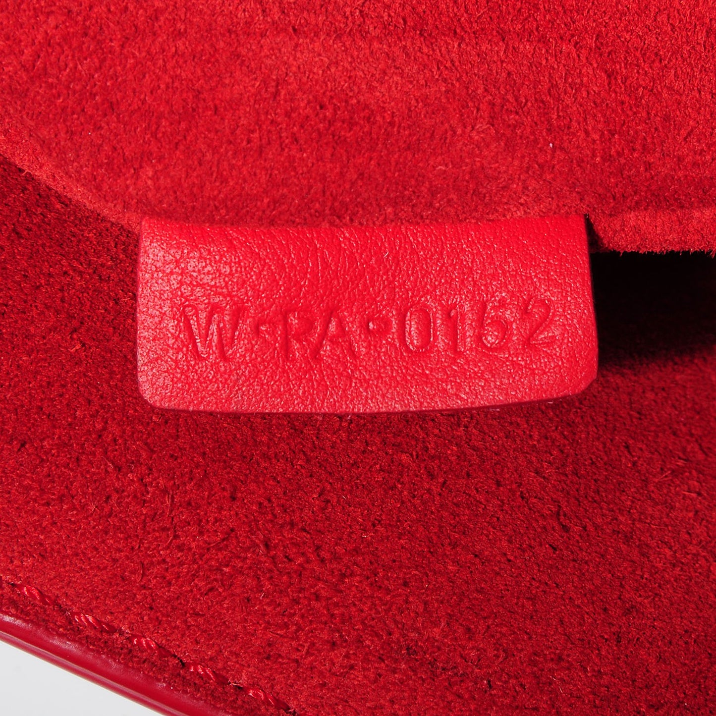 Supple Calfskin Medium Phantom Luggage Vermillion
