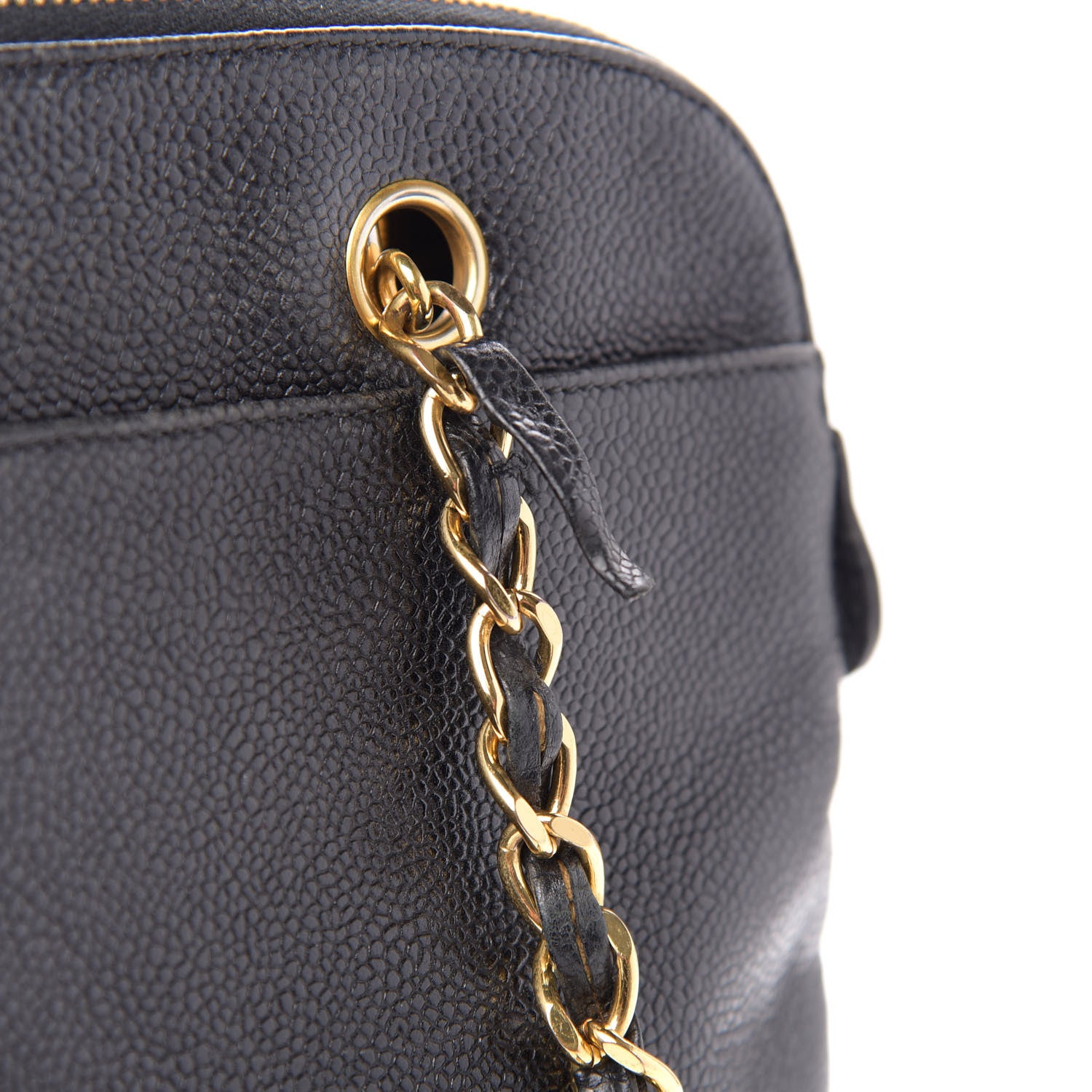 Chanel Caviar CC Shoulder Bag Black 8 of 11
