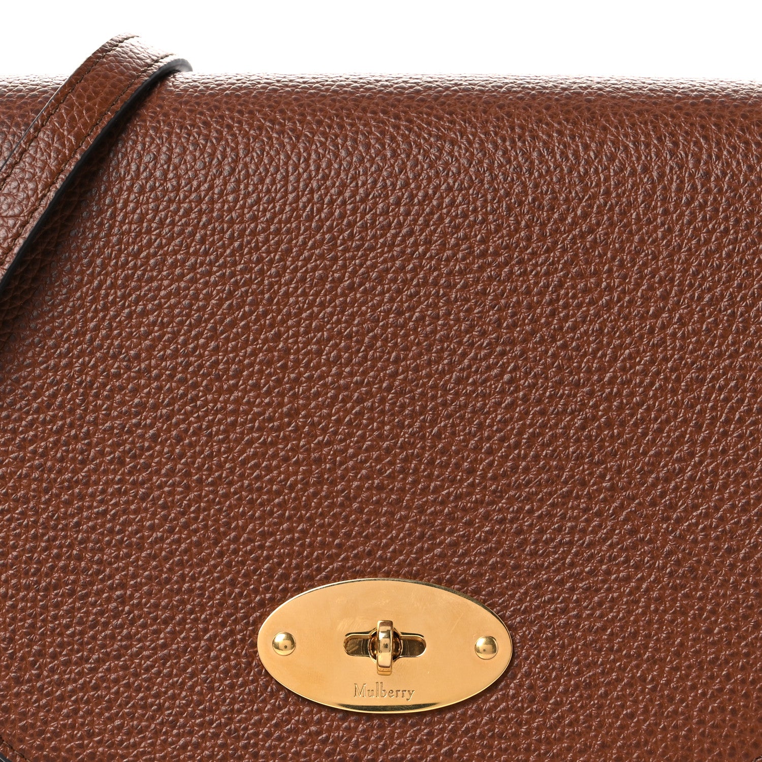 Mulberry Natural Grained Calfskin Small Darley Satchel Oak 8 of 10