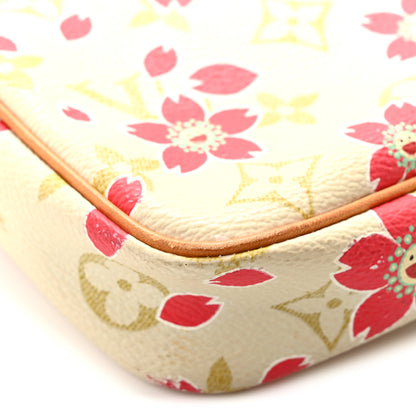 Louis Vuitton Monogram Cherry Blossom Pochette Accessories Red 14 of 14