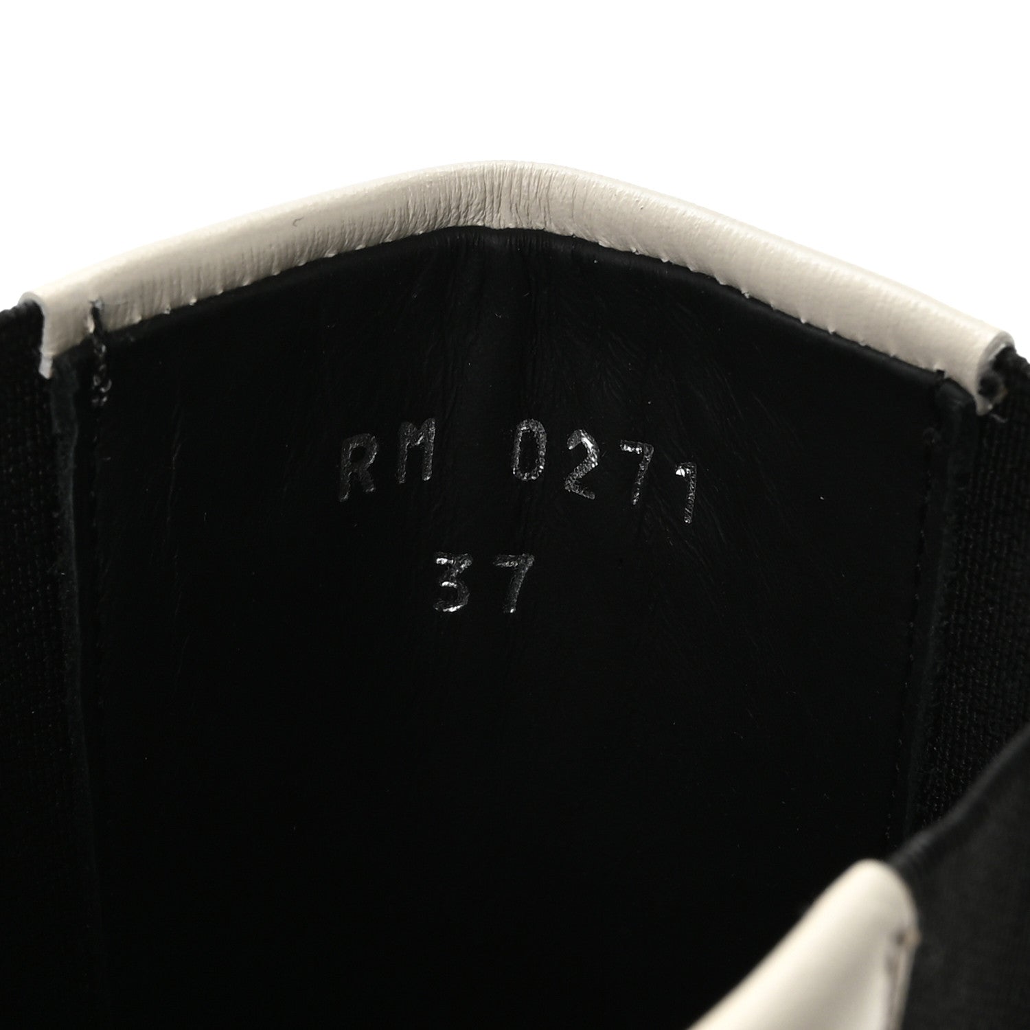 Givenchy Calfskin Square Chelsea Boots 37 White Black 8 of 9