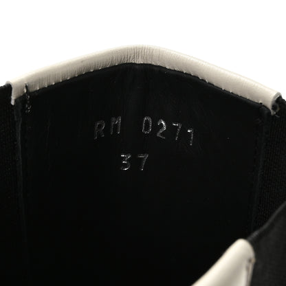 Givenchy Calfskin Square Chelsea Boots 37 White Black 8 of 9