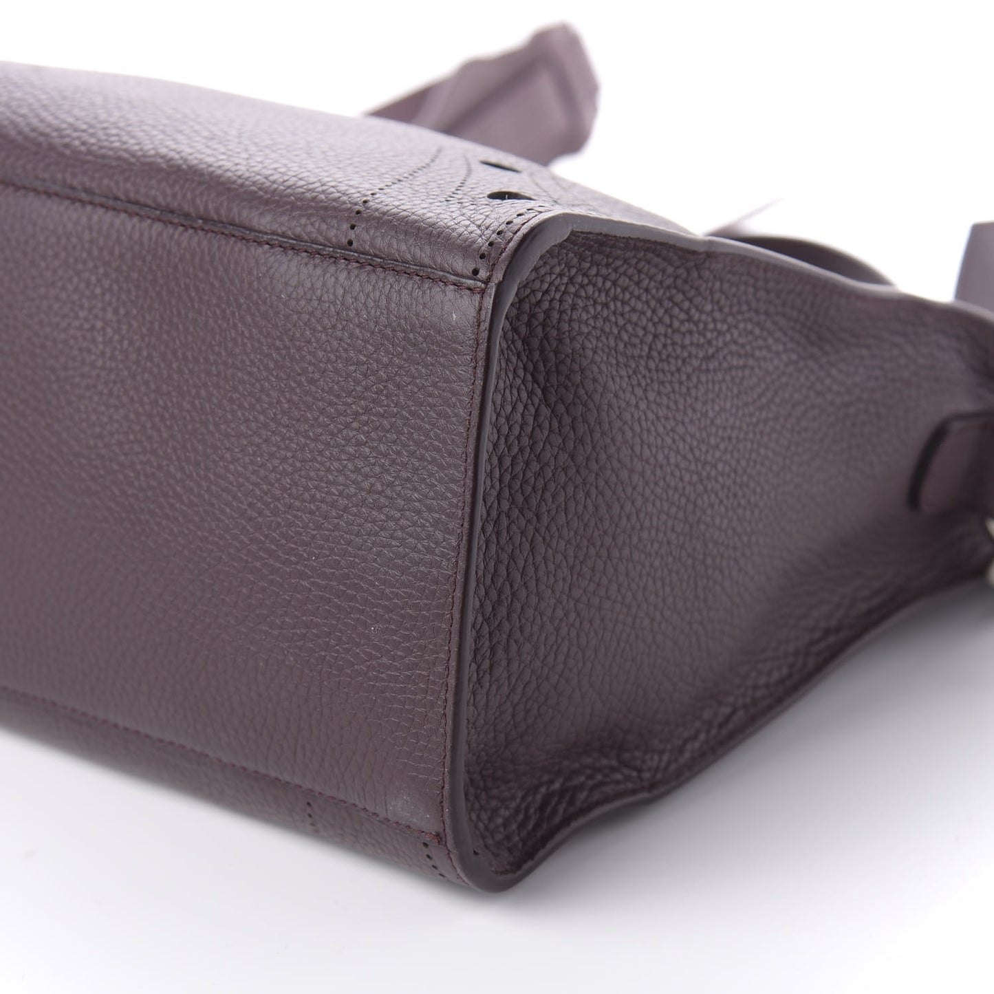 Veau Grana Perforated Blackout Hardware City Rouge Acajou