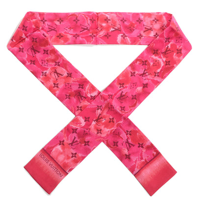 Louis Vuitton Silk Monogram Ikat Summer Bandeau Rose Indien 1 of 5