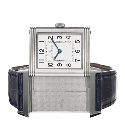 Jaeger-LeCoultre Stainless Steel Alligator 24.4mm Reverso Classique Quartz Watch Q2518540 3 of 5