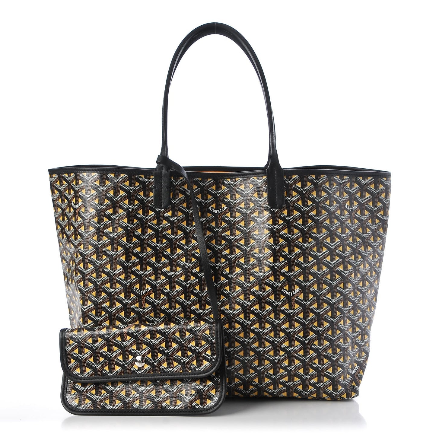 Goyardine Saint Louis Claire Voie PM Black Yellow