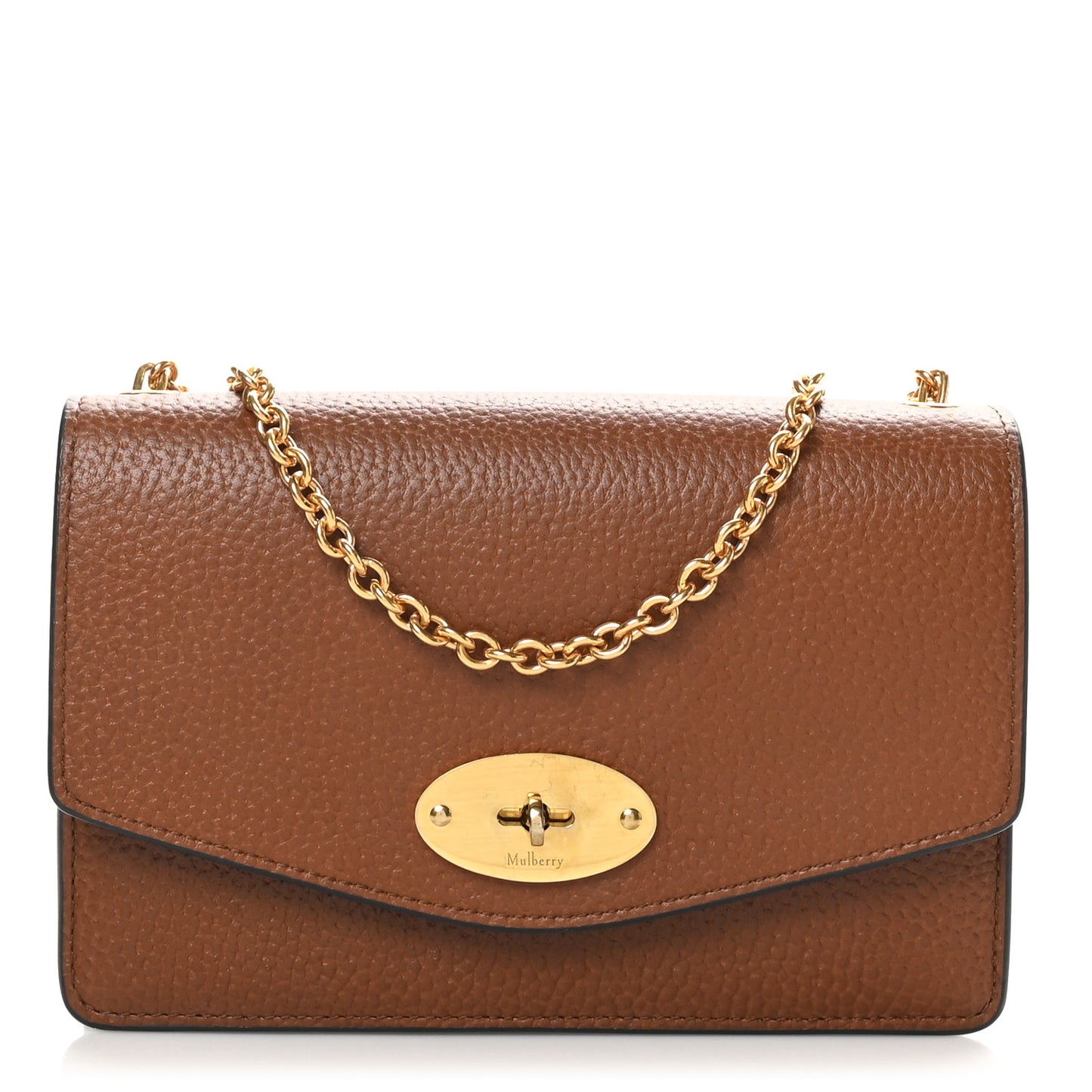 Small Classic Grain Calfskin Small Darley Oak