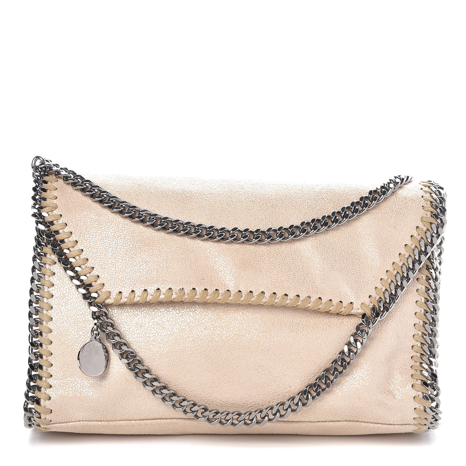 Stella McCartney Shaggy Deer Mini Falabella Shoulder Bag Pearlesce 1 of 9
