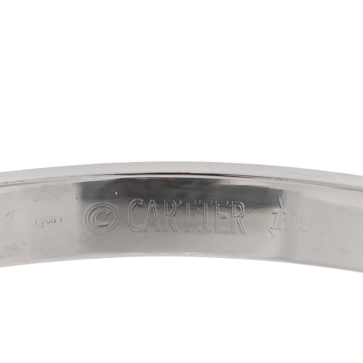 Cartier 18K White Gold LOVE Bracelet 20 3 of 6