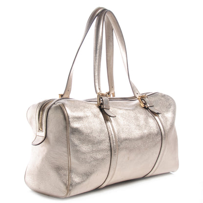 Gucci Leather Britt Boston Gold 3 of 7