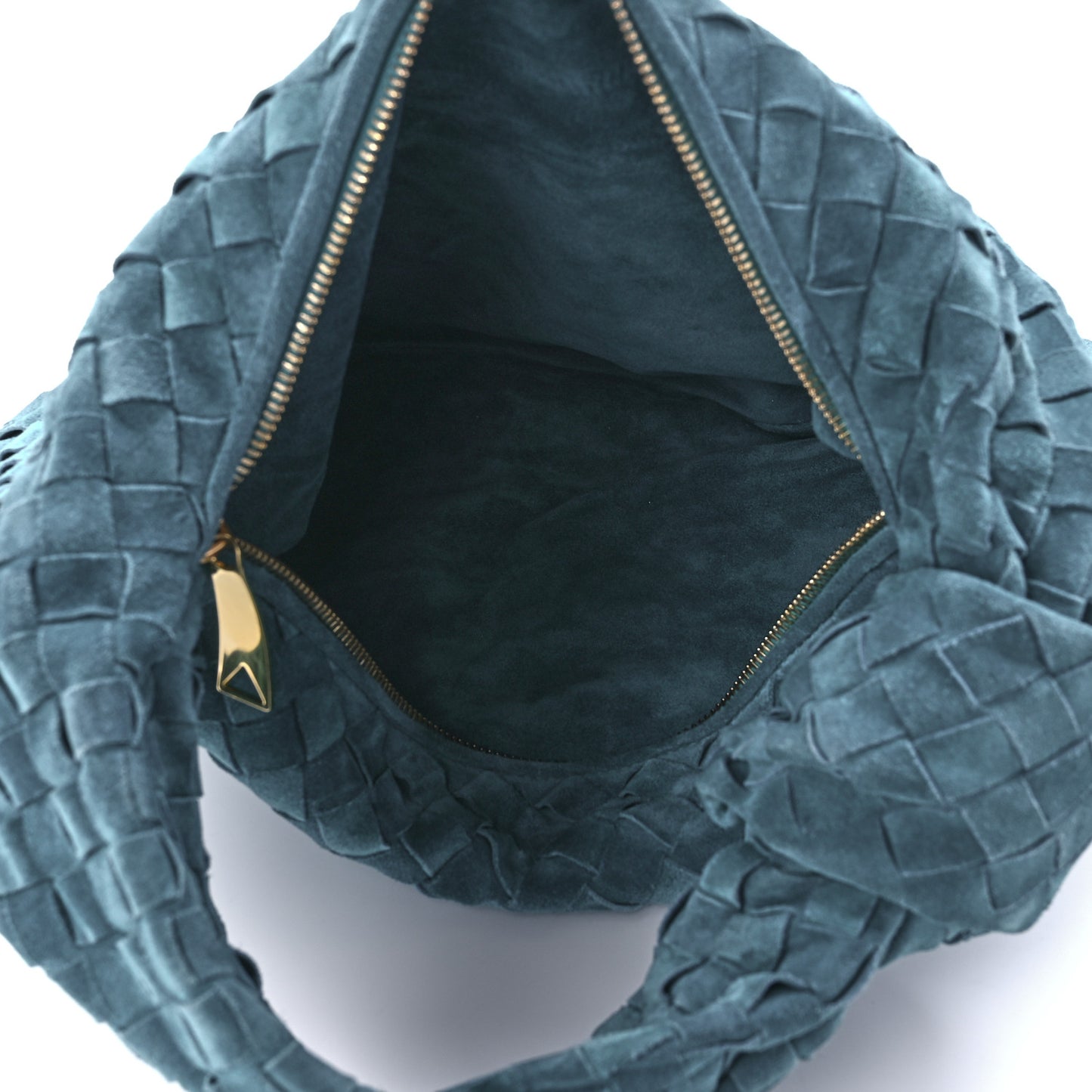 Suede Calfskin Intrecciato Teen Jodie Hobo Scuba