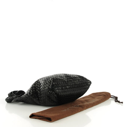 Bottega Veneta Vintage Nappa Intrecciato Small Messenger Nero Black 4 of 6