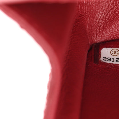 Chanel Aged Calfskin Quilted 2.55 Reissue Mini Flap Red 7 of 17
