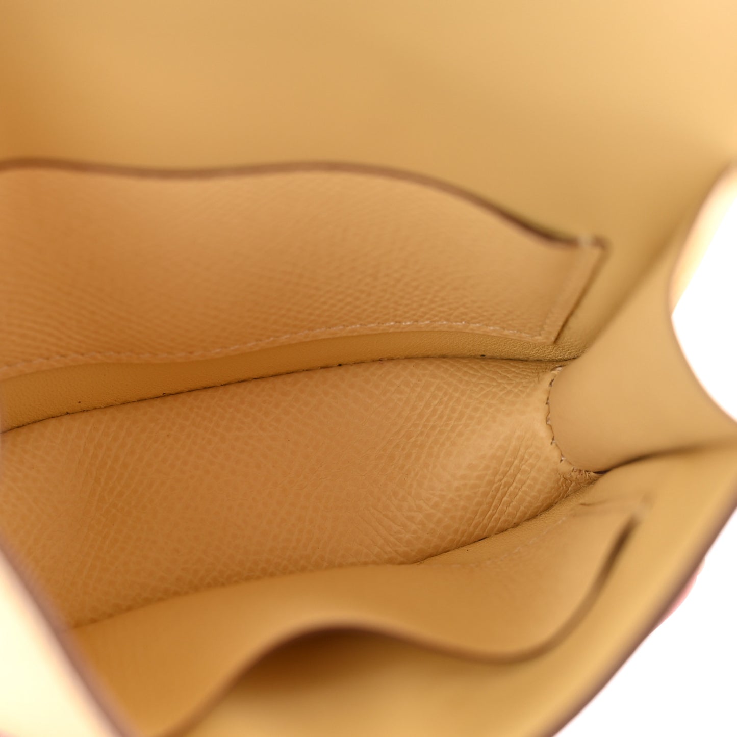 Epsom Constance Slim Wallet Jaune Poussin