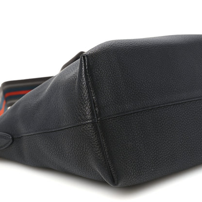 Prada Vitello Daino Small Tote Black 9 of 10