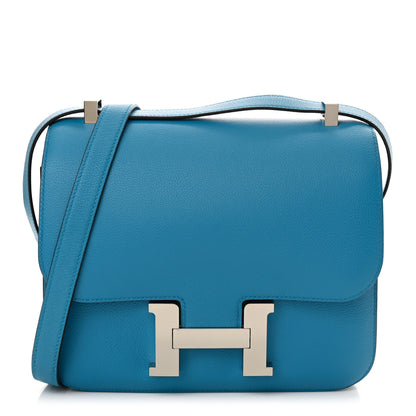 Hermes Evercolor Constance 24 Bleu Azteque 1 of 10