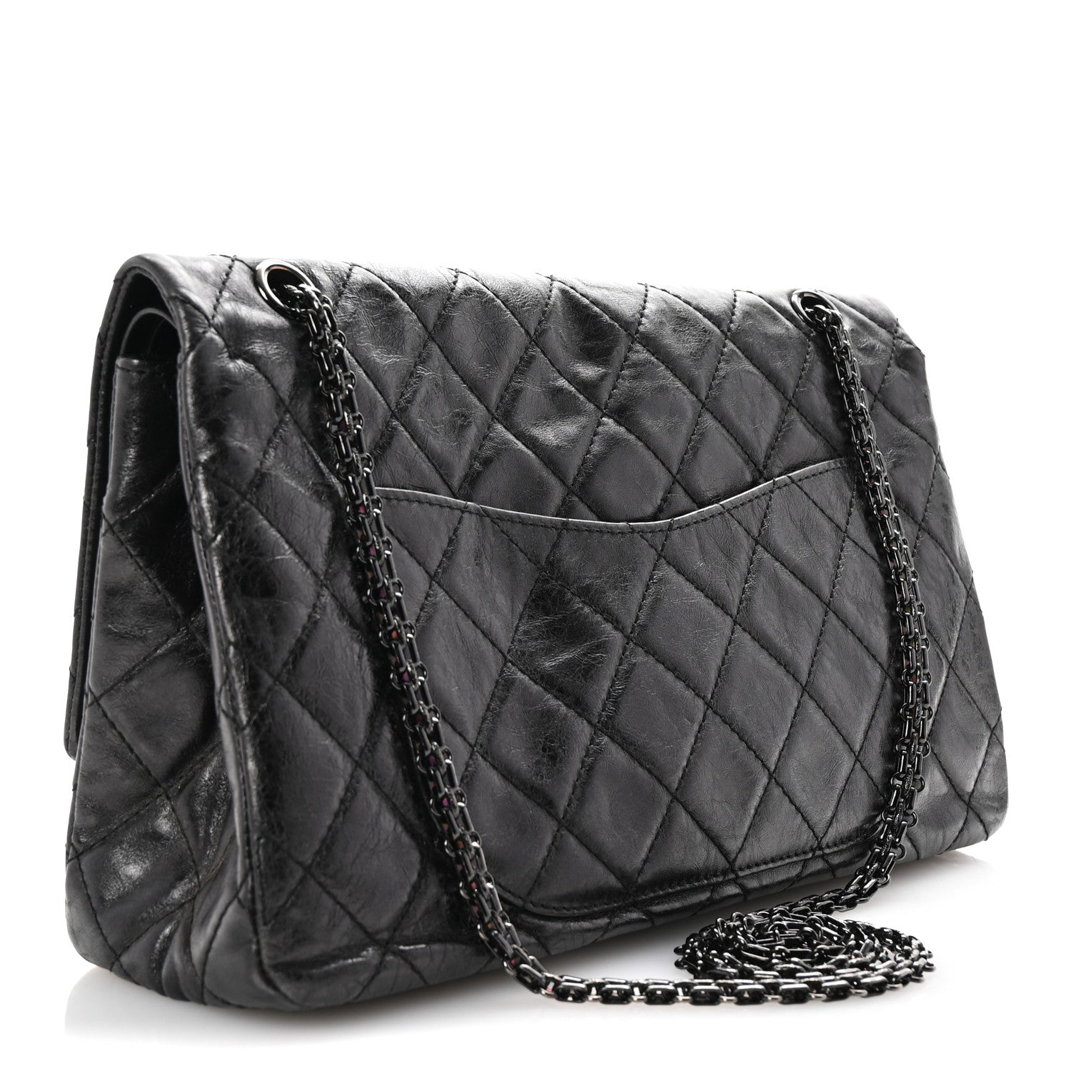 Chanel Metallic Aged Calfskin Quilted 2.55 Reissue 227 Flap So