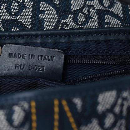 Christian Dior Monogram Saddle Bag Blue 6 of 10